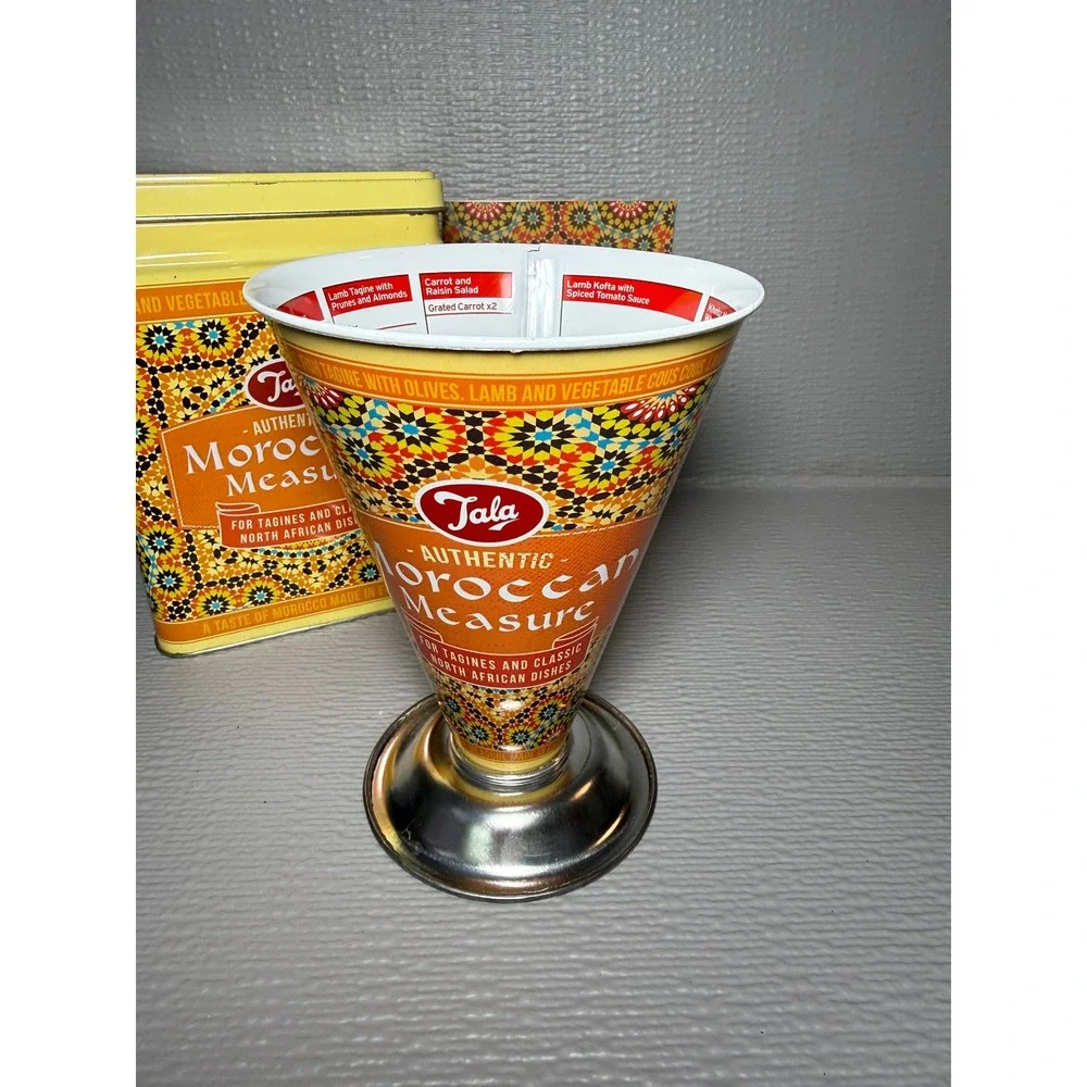 Tala Authentic Moroccan Measure and Storage Tin Set Made in England Kitchenware